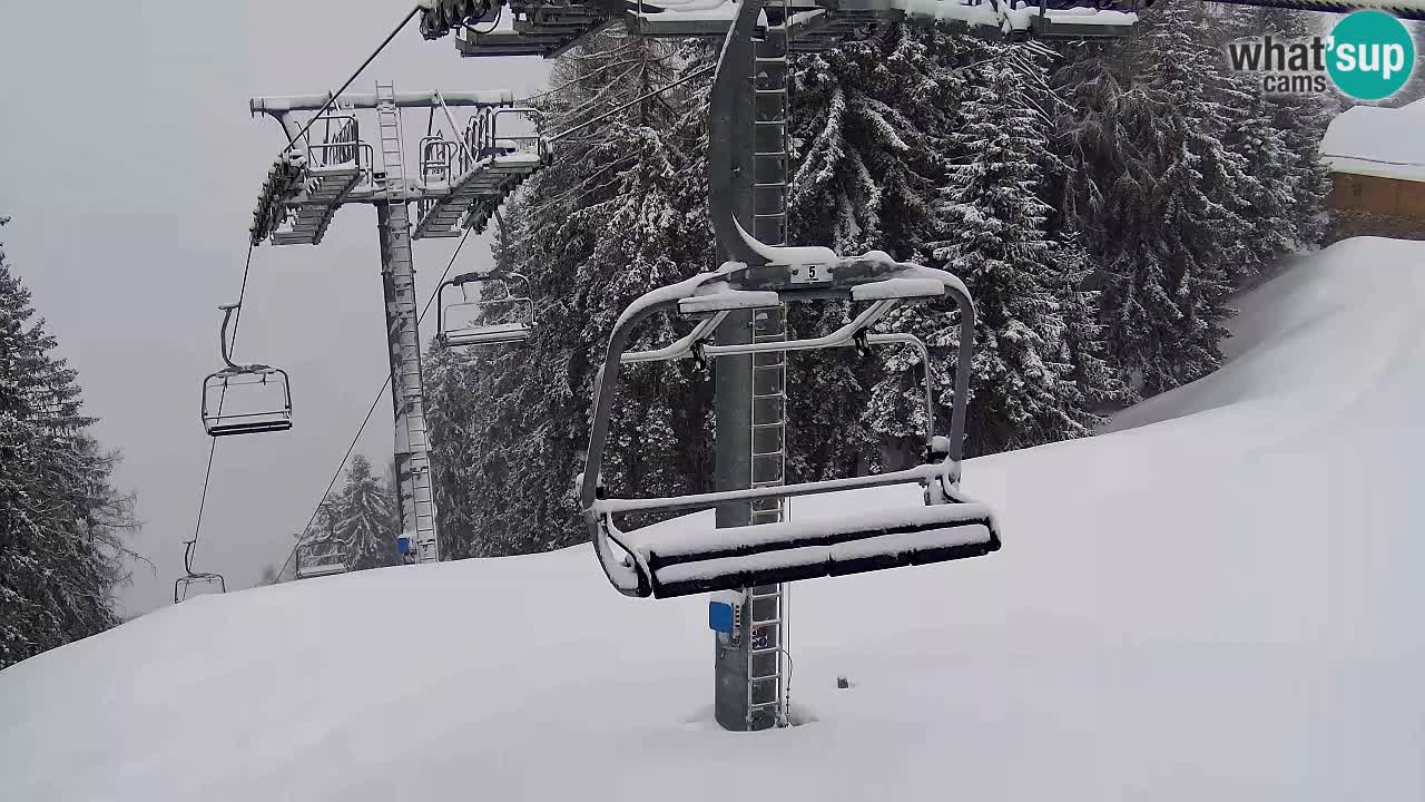 Webcam Kranjska Gora VITRANC 2 upper station