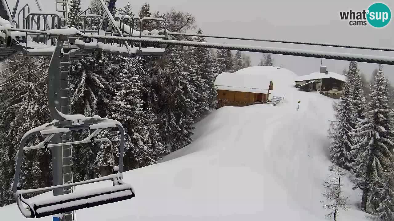 Webcam Kranjska Gora VITRANC 2 upper station