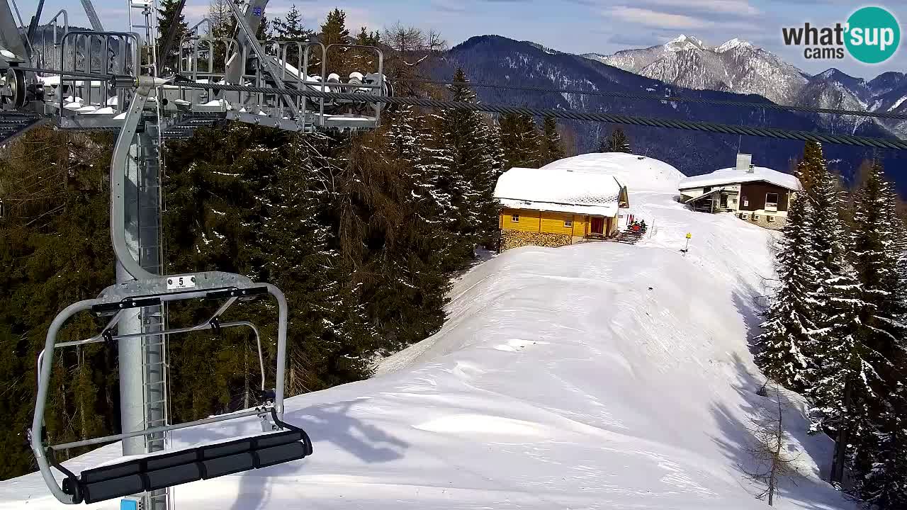 Webcam Kranjska Gora VITRANC 2 | station supérieure