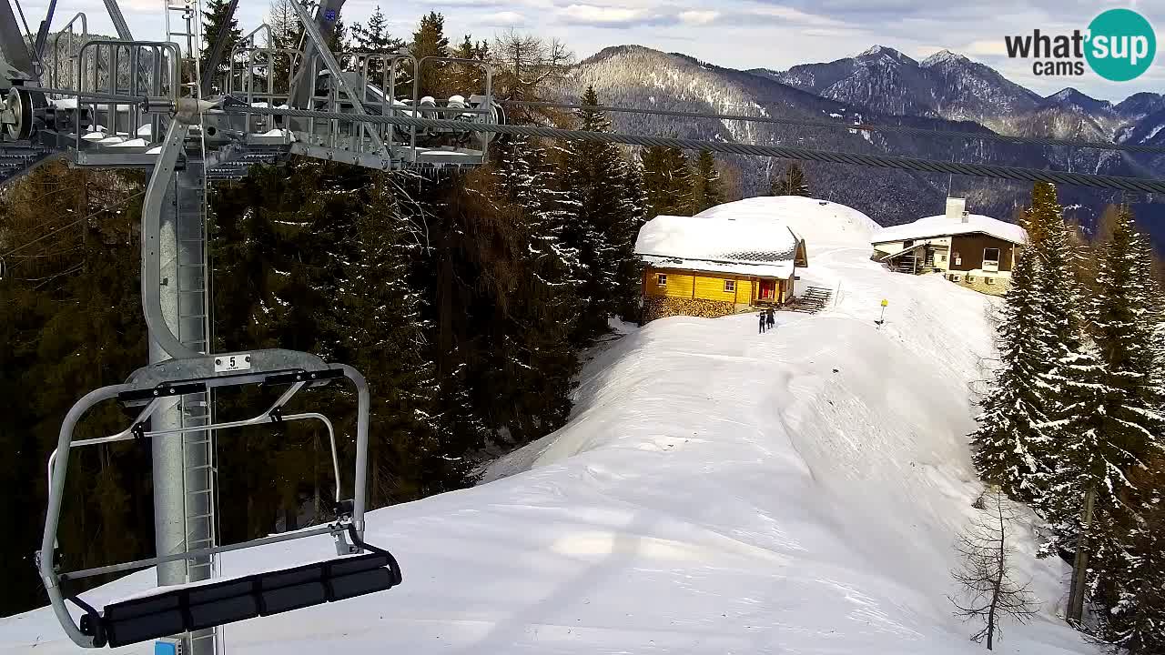Web kamera Kranjska Gora VITRANC 2 | gornja postaja