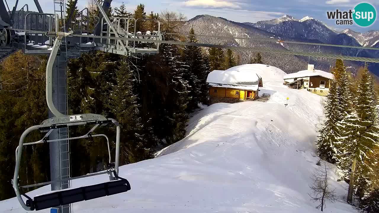 Webcam Kranjska Gora VITRANC 2 | station supérieure