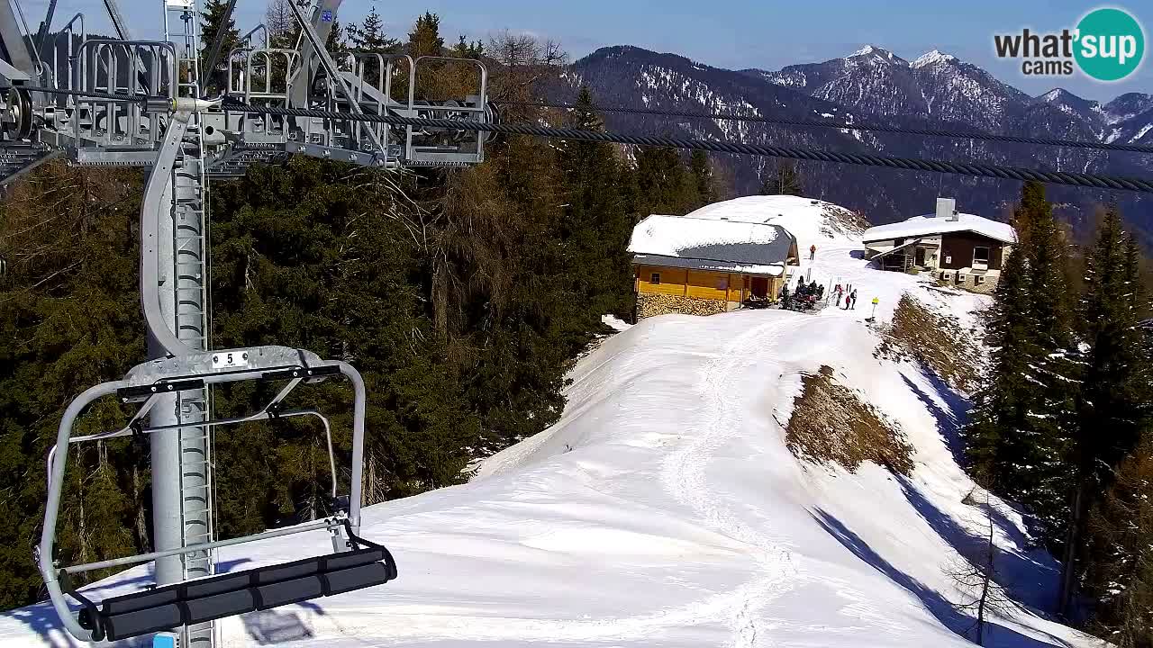 Webcam Kranjska Gora VITRANC 2 | Station supérieure