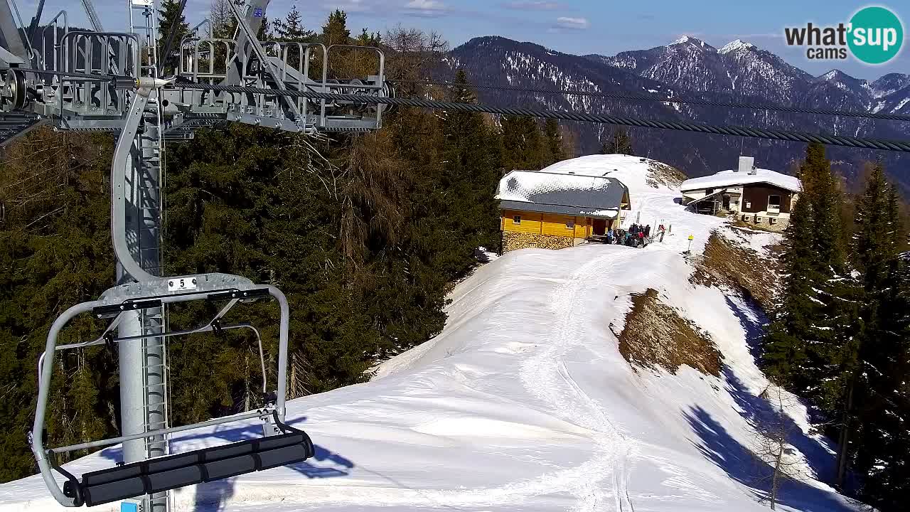 Webcam Kranjska Gora VITRANC 2 | station supérieure