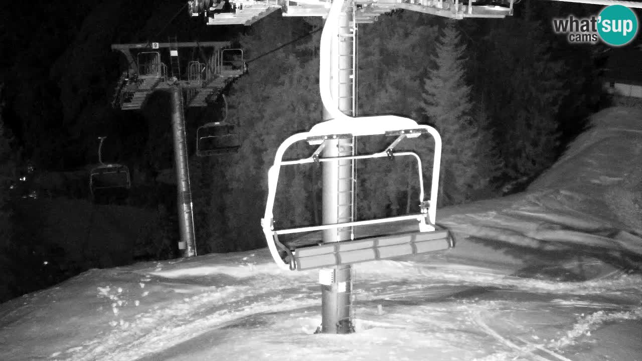 Webcam Kranjska Gora VITRANC 2 | station supérieure