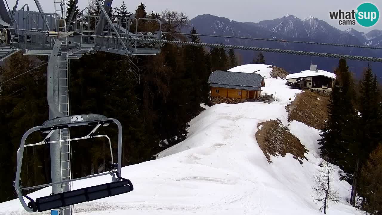 Webcam Kranjska Gora VITRANC 2 | station supérieure
