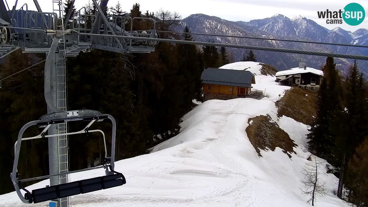 Webcam Kranjska Gora VITRANC 2 upper station