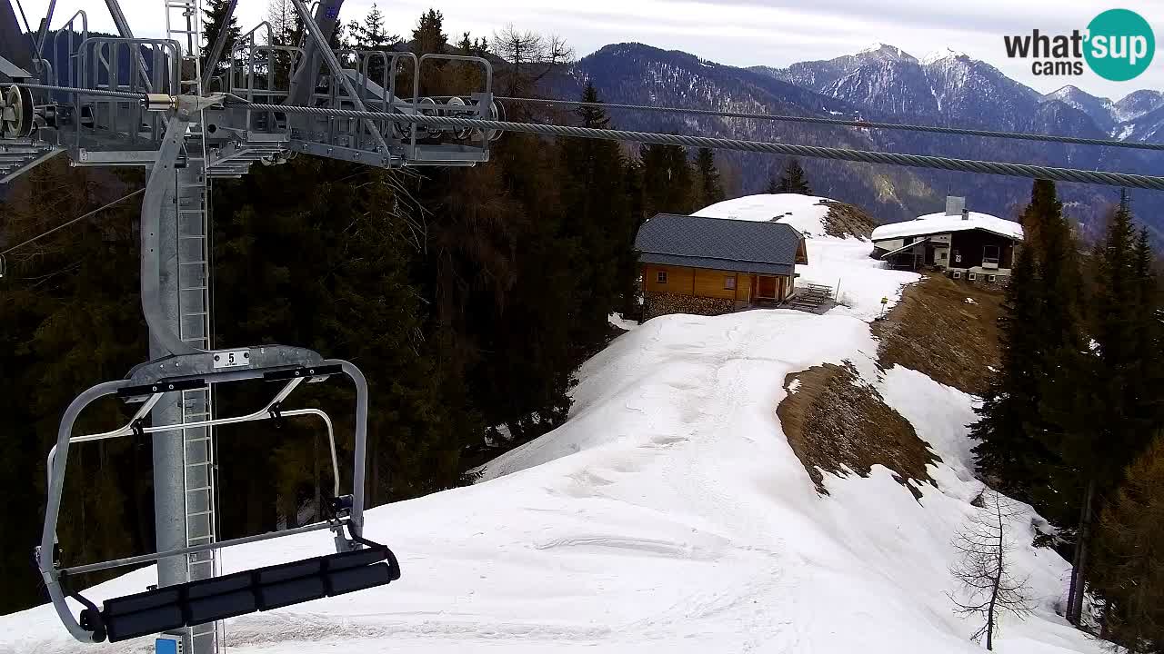 Webcam Kranjska Gora VITRANC 2 upper station