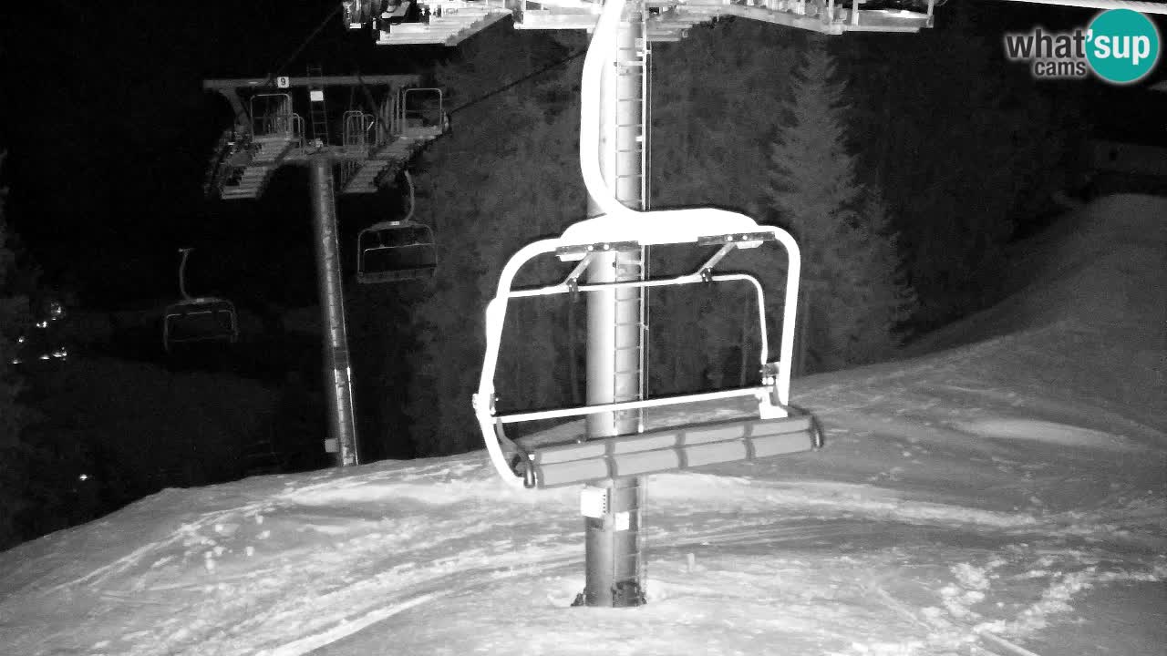 Webcam Kranjska Gora VITRANC 2 | station supérieure