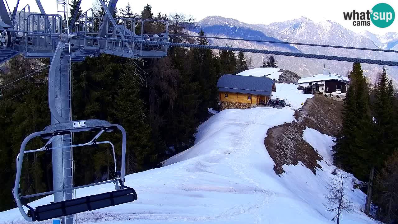 Webcam Kranjska Gora VITRANC 2 | station supérieure
