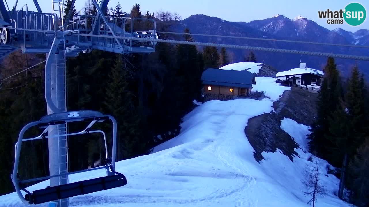 Webcam Kranjska Gora VITRANC 2 upper station