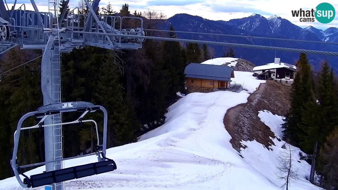 Web kamera Kranjska Gora VITRANC 2 | gornja postaja