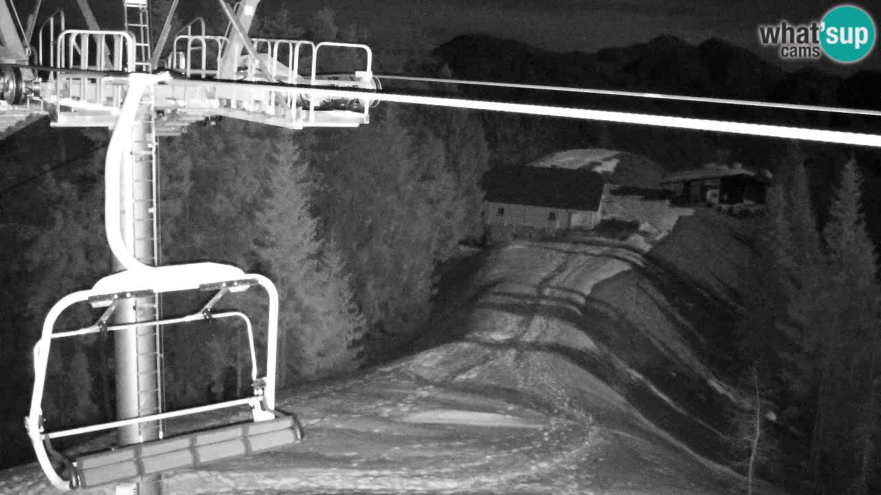 Web kamera Kranjska Gora VITRANC 2 | gornja postaja