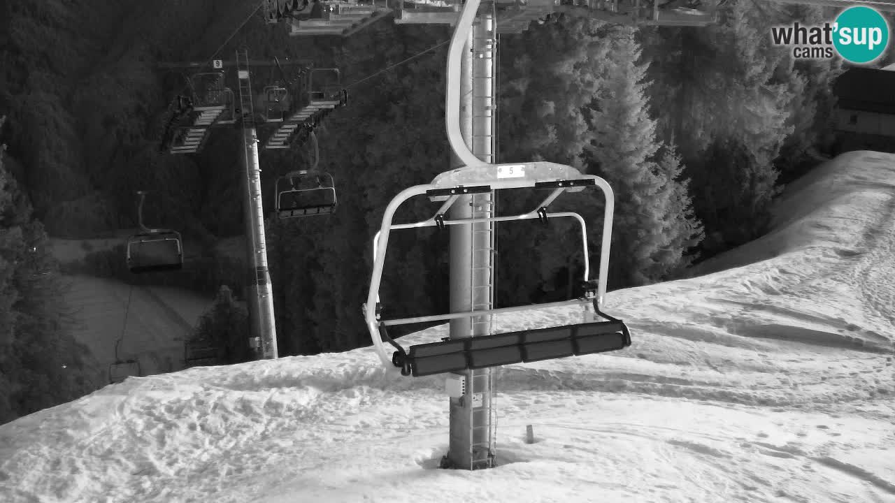 Webcam Kranjska Gora VITRANC 2 | station supérieure