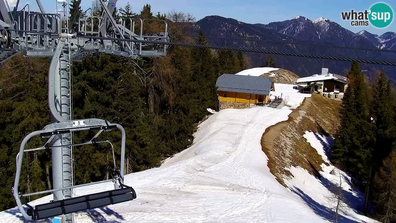 Web kamera Kranjska Gora VITRANC 2 | gornja postaja