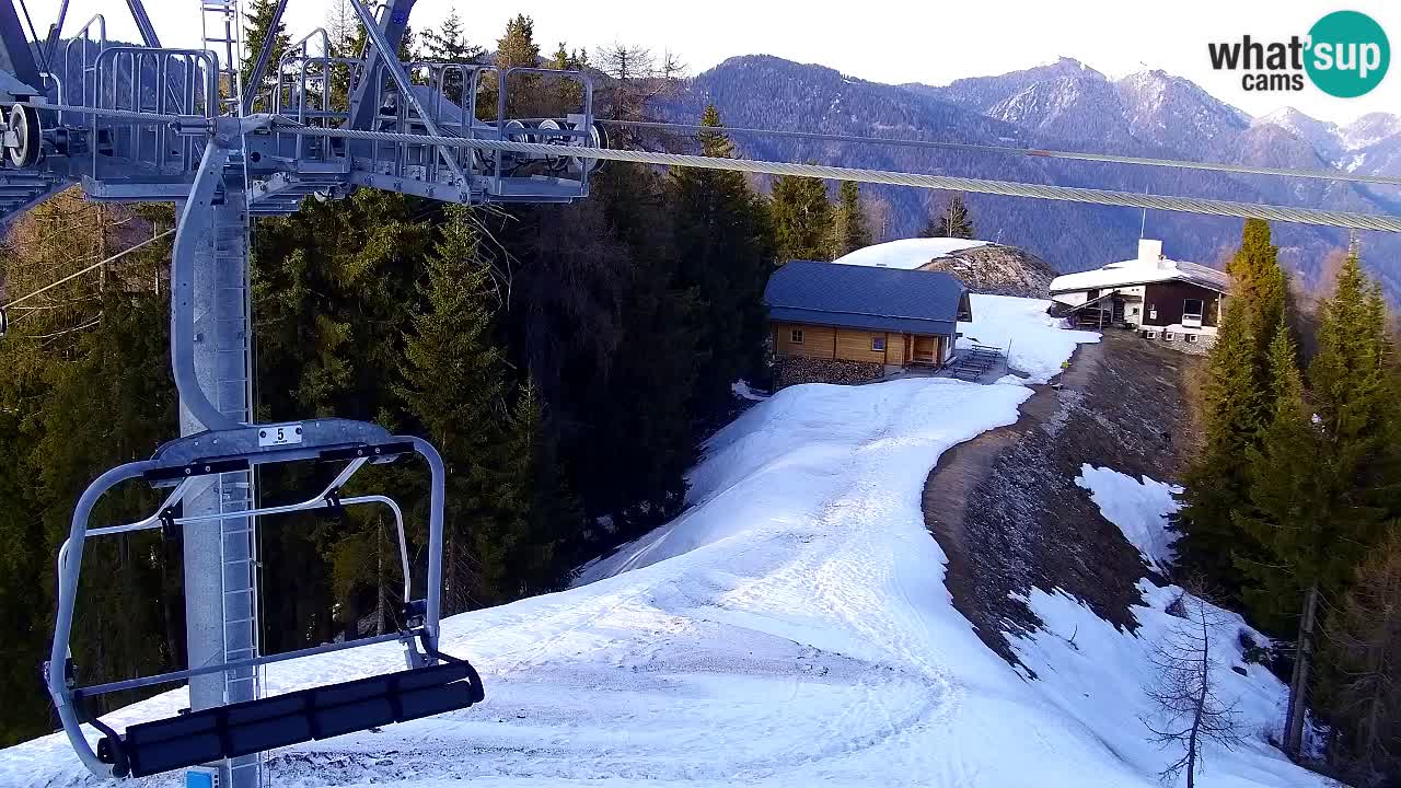 Webcam Kranjska Gora VITRANC 2 | Station supérieure