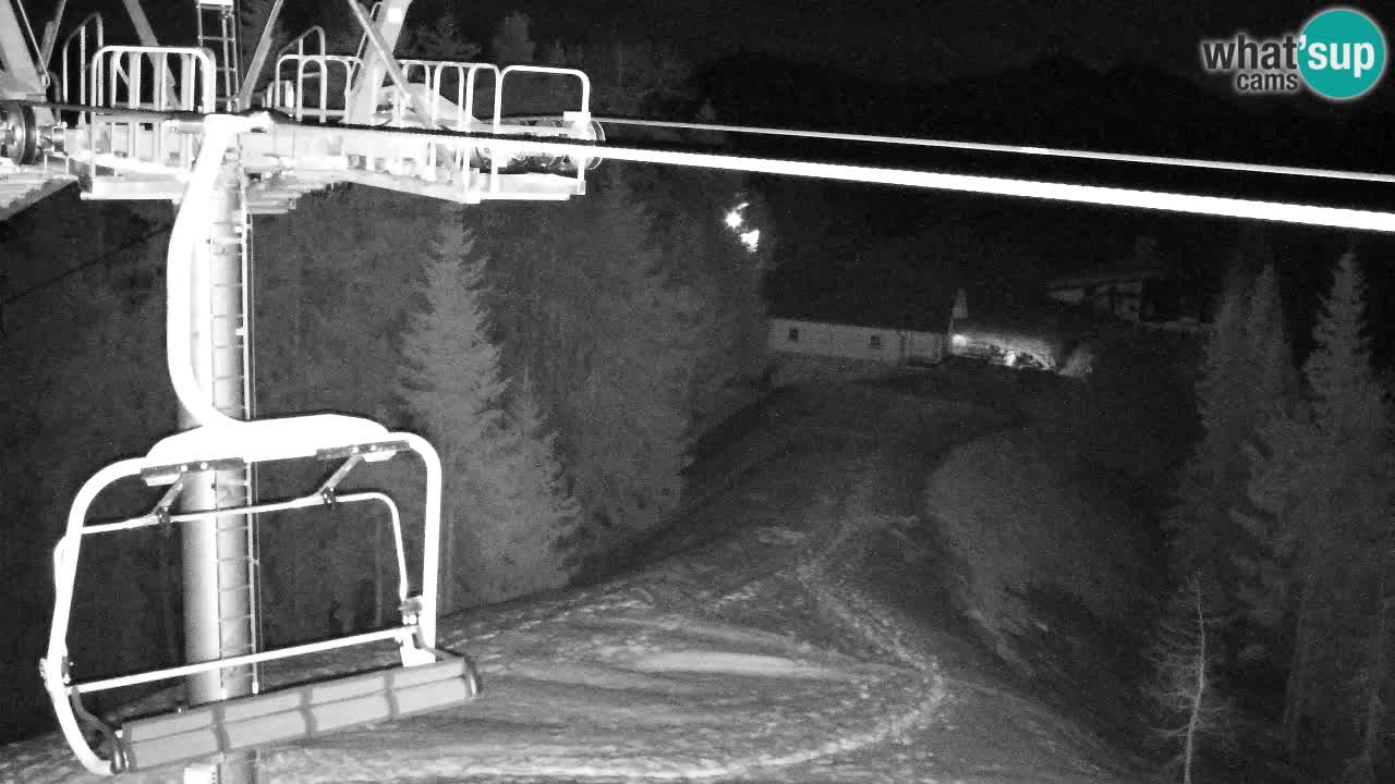 Webcam Kranjska Gora VITRANC 2 | station supérieure