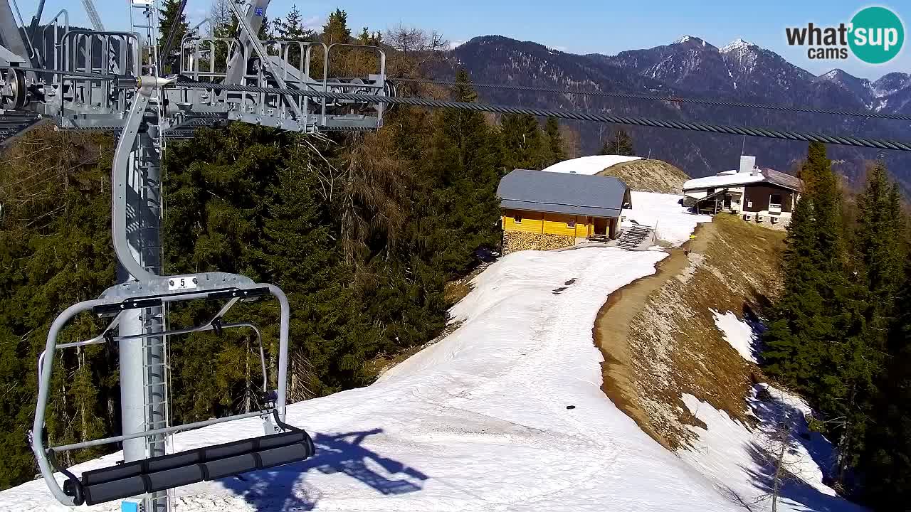 Web kamera Kranjska Gora VITRANC 2 | gornja postaja