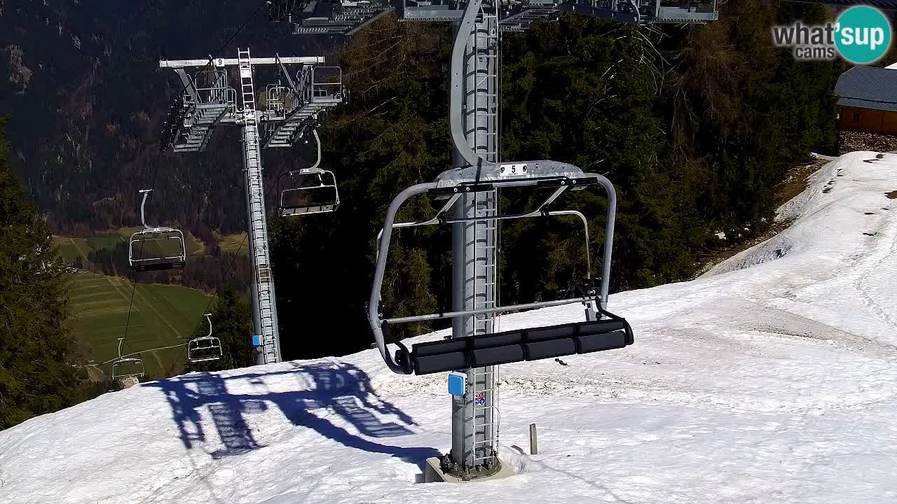 Webcam Kranjska Gora VITRANC 2 | station supérieure