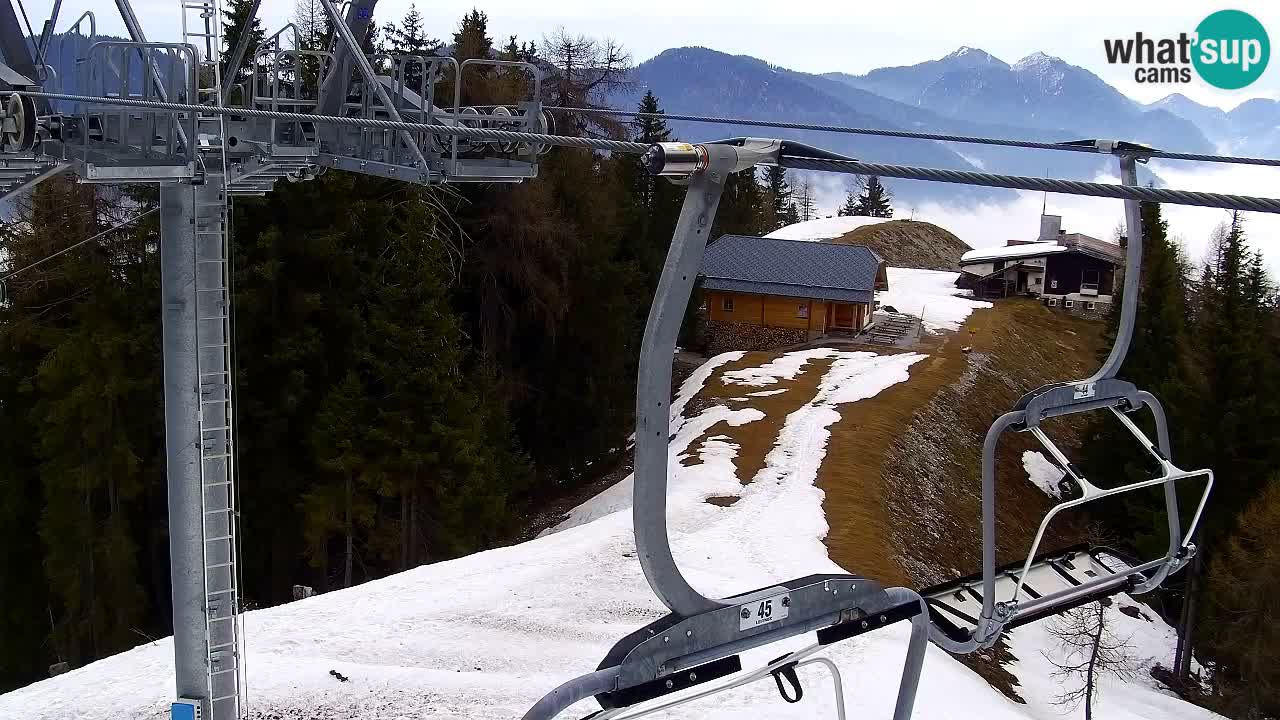 Webcam Kranjska Gora VITRANC 2 upper station