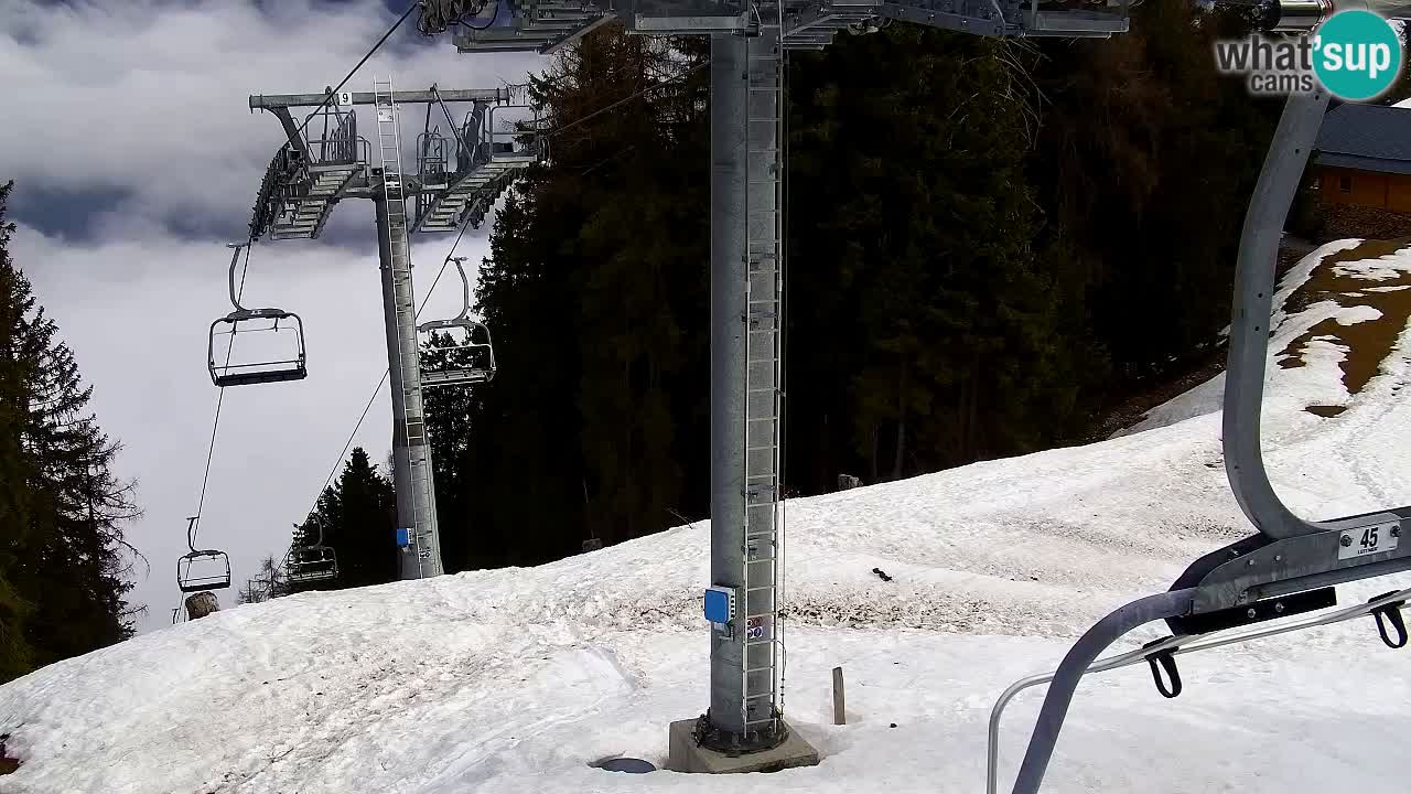 Web kamera Kranjska Gora VITRANC 2 | gornja postaja