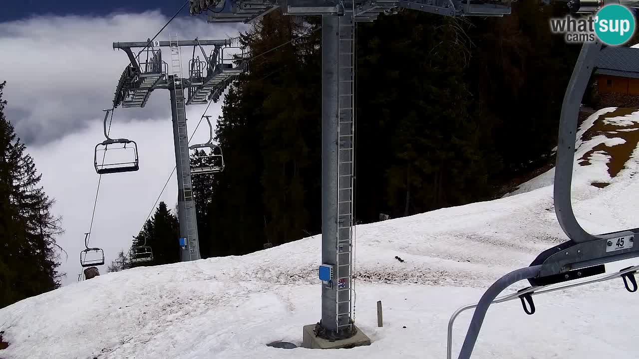 Webcam Kranjska Gora VITRANC 2 | station supérieure