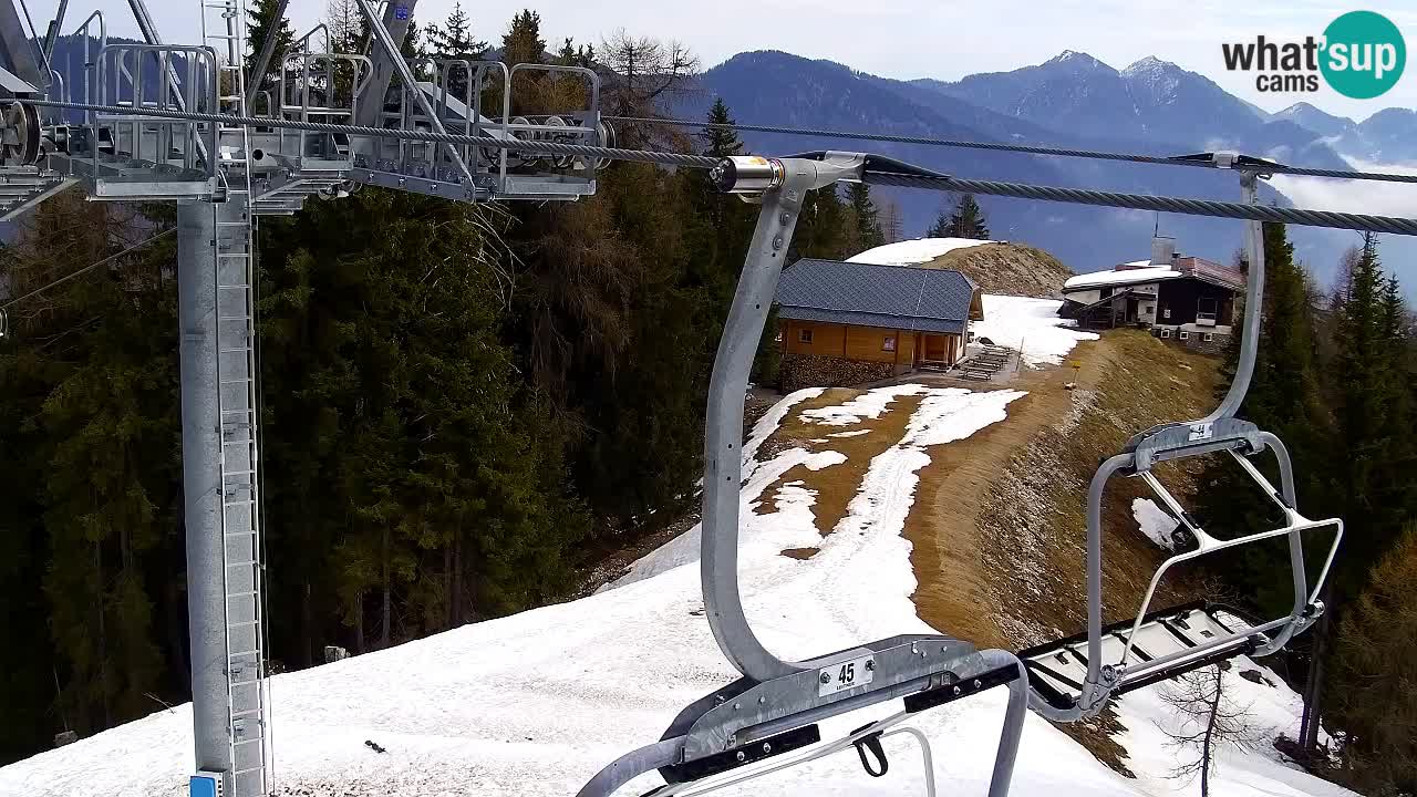 Webcam Kranjska Gora VITRANC 2 upper station