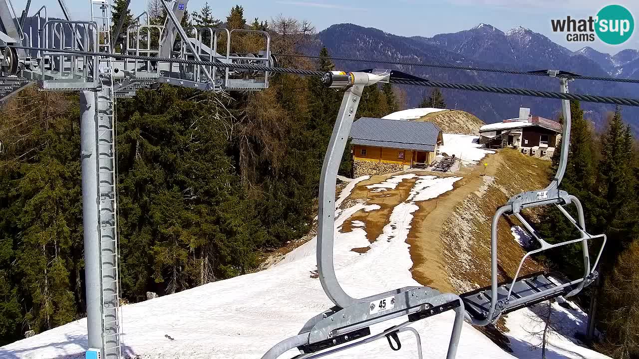 Webcam Kranjska Gora VITRANC 2 | station supérieure