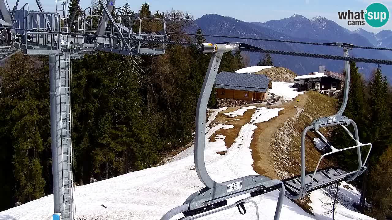 Web kamera Kranjska Gora VITRANC 2 | gornja postaja