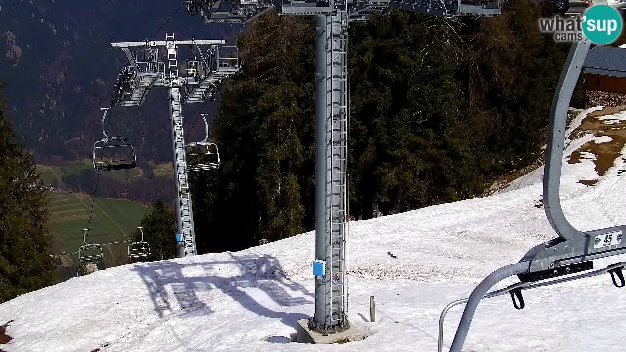 Webcam Kranjska Gora VITRANC 2 | Station supérieure