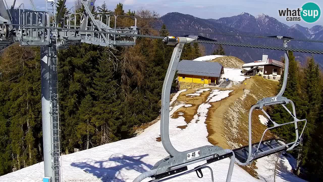 Webcam Kranjska Gora VITRANC 2 | station supérieure