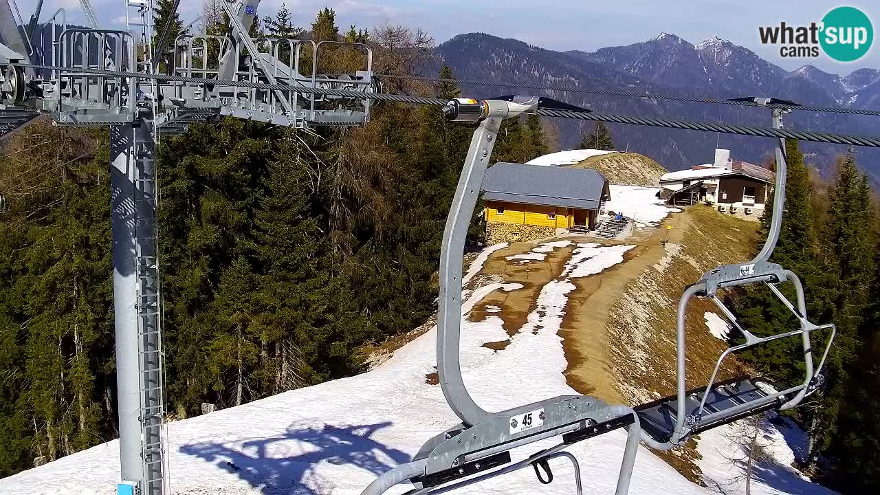 Web kamera Kranjska Gora VITRANC 2 | gornja postaja