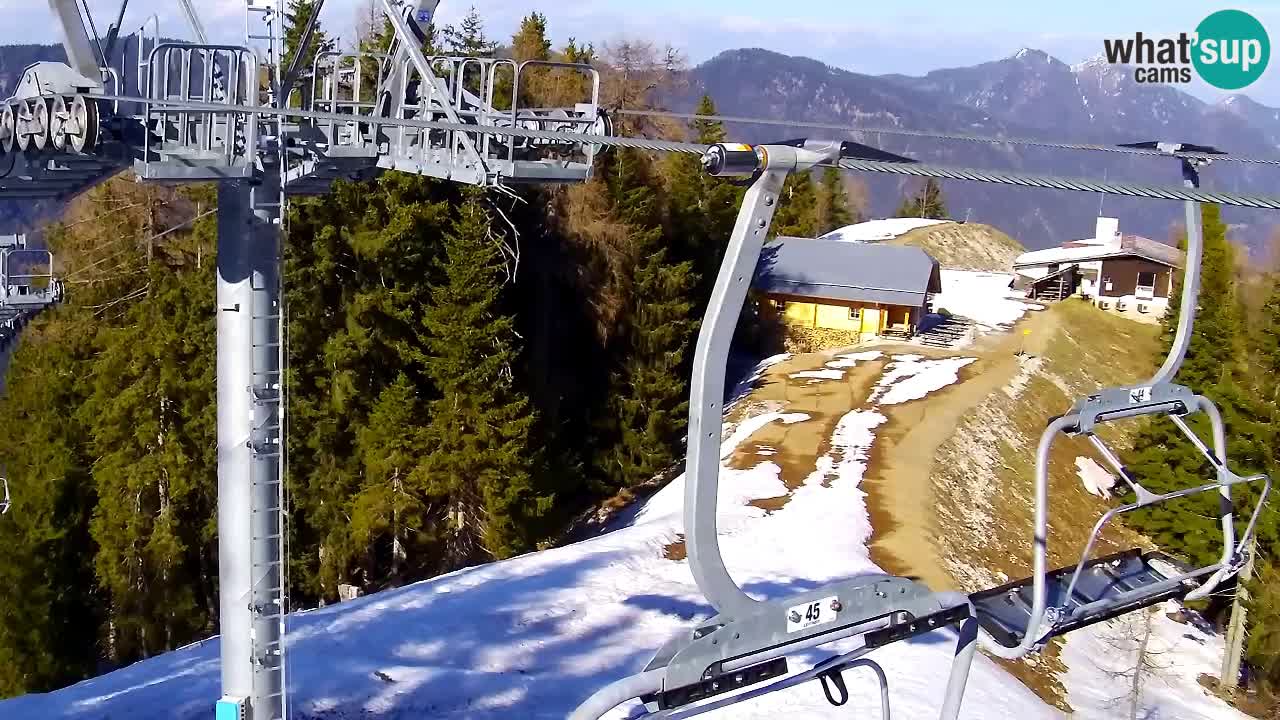 Webcam Kranjska Gora VITRANC 2 | station supérieure