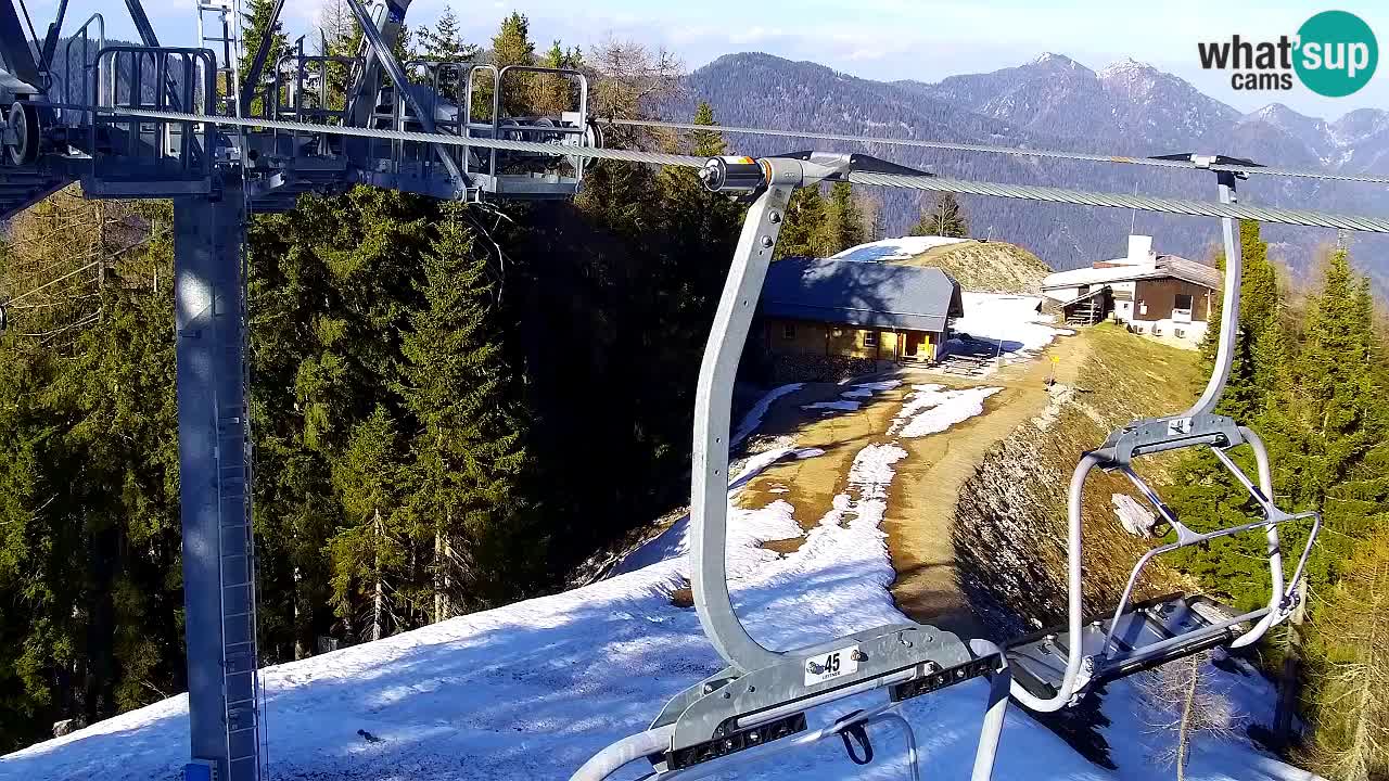 Web kamera Kranjska Gora VITRANC 2 | gornja postaja