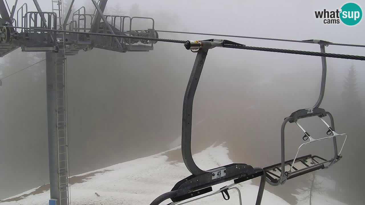 Webcam Kranjska Gora VITRANC 2 upper station