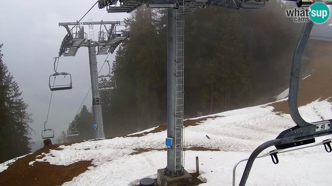 Web kamera Kranjska Gora VITRANC 2 | gornja postaja