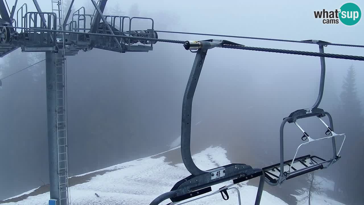 Webcam Kranjska Gora VITRANC 2 | station supérieure