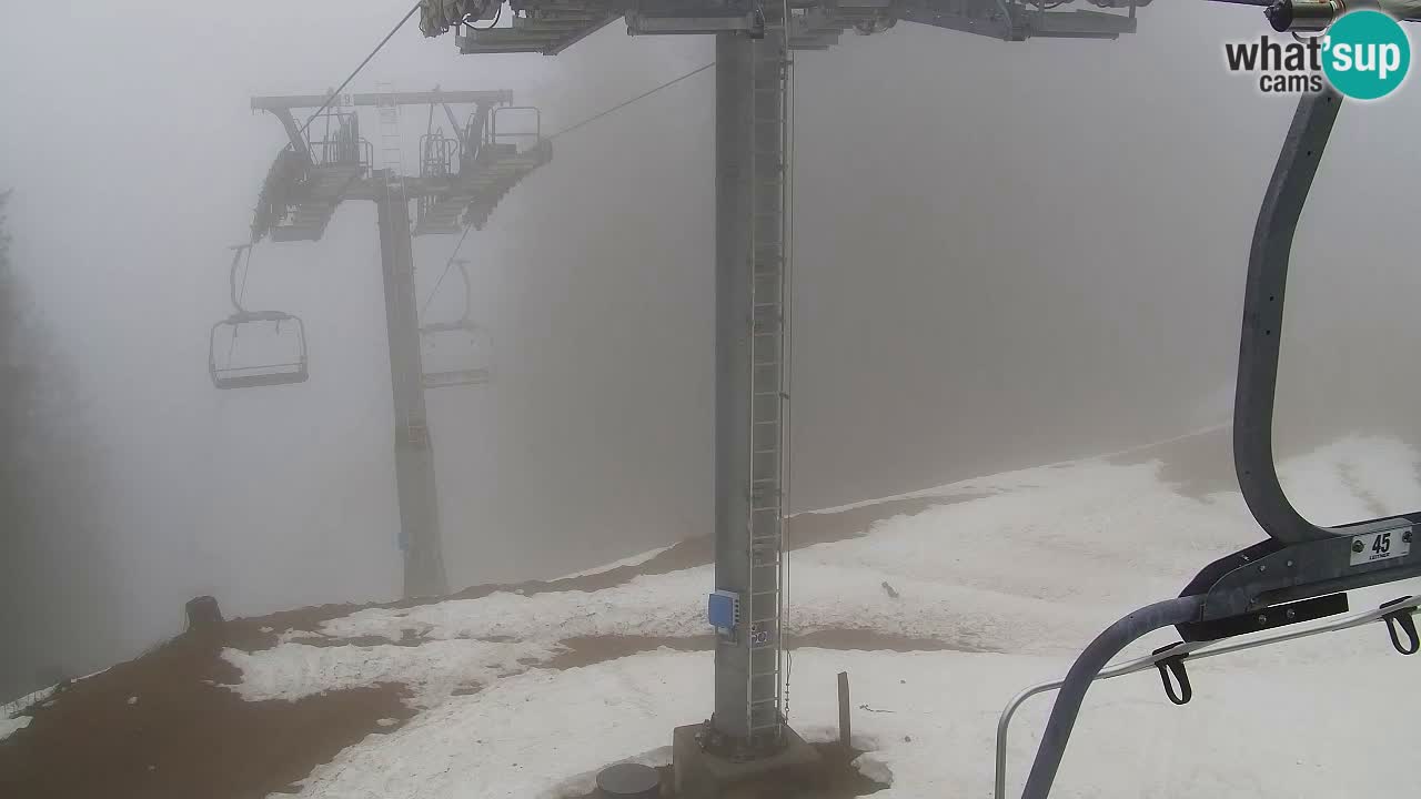 Web kamera Kranjska Gora VITRANC 2 | gornja postaja