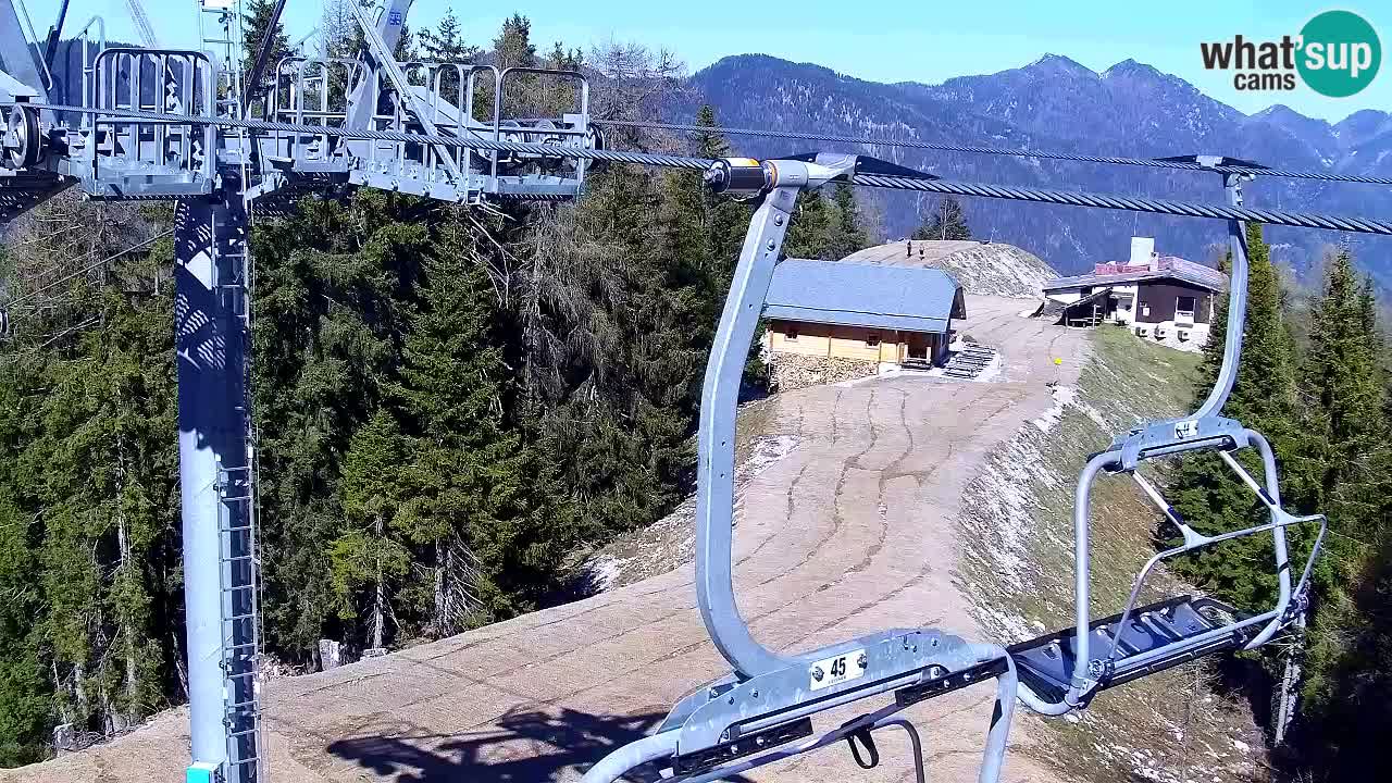 Web kamera Kranjska Gora VITRANC 2 | gornja postaja