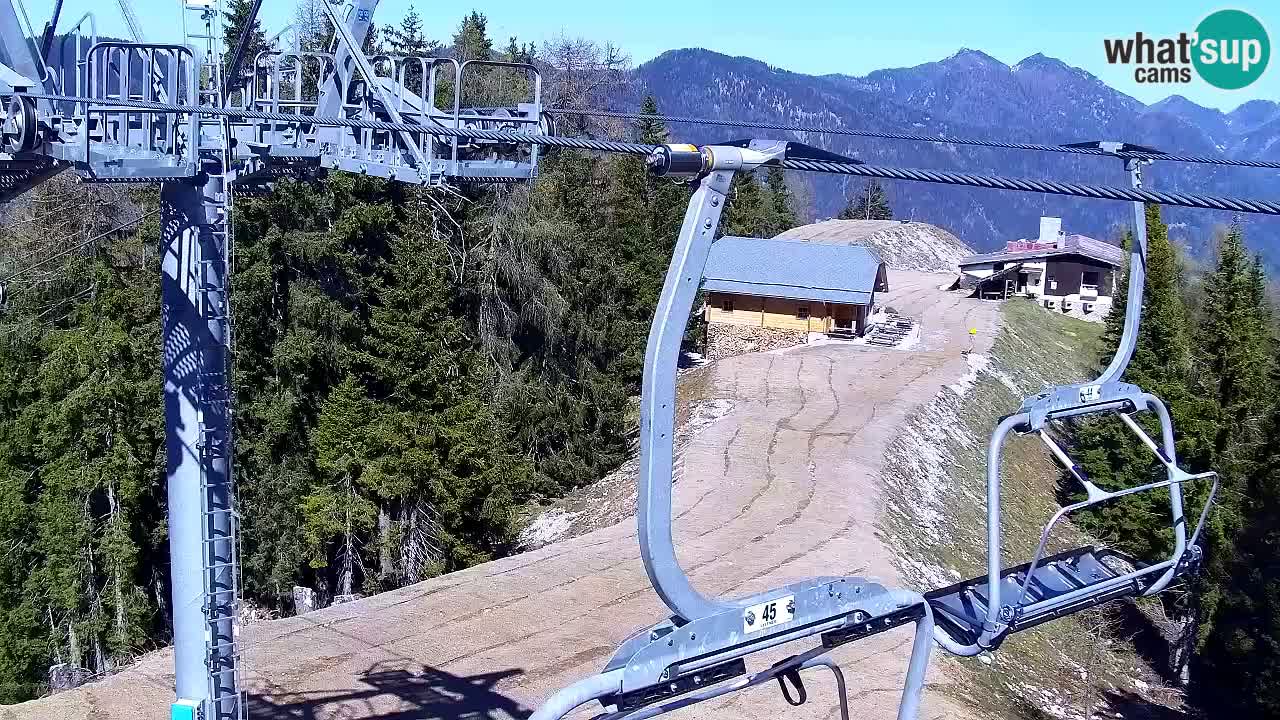 Web kamera Kranjska Gora VITRANC 2 | gornja postaja