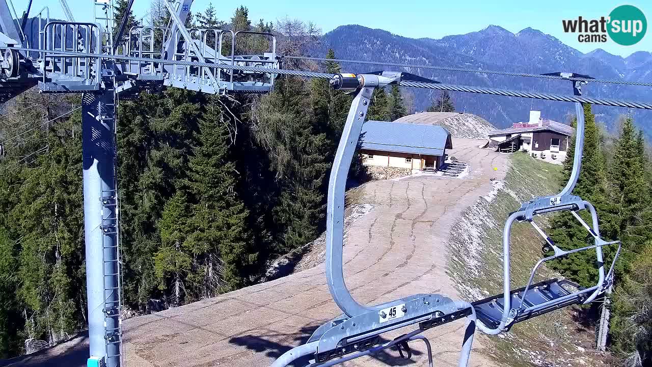 Webcam Kranjska Gora VITRANC 2 upper station