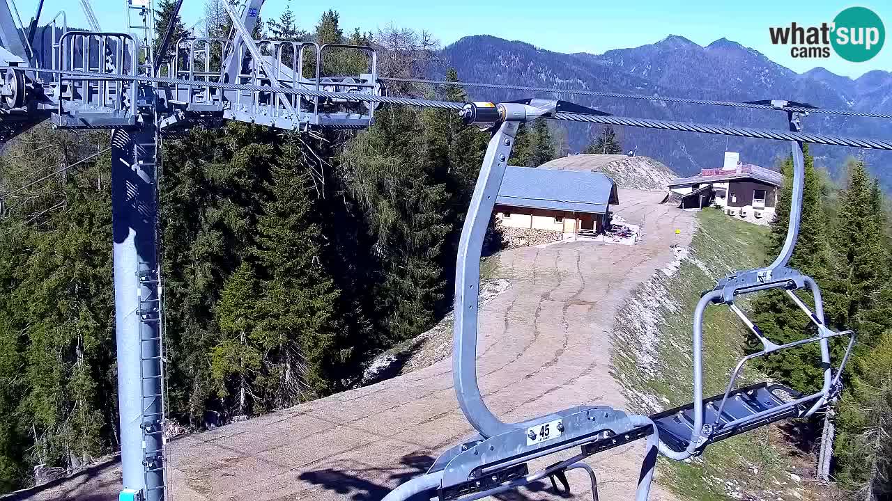 Web kamera Kranjska Gora VITRANC 2 | gornja postaja