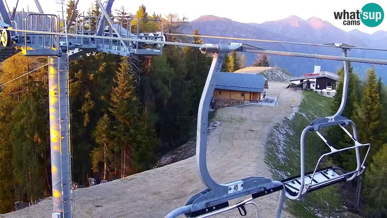 Webcam Kranjska Gora VITRANC 2 | station supérieure