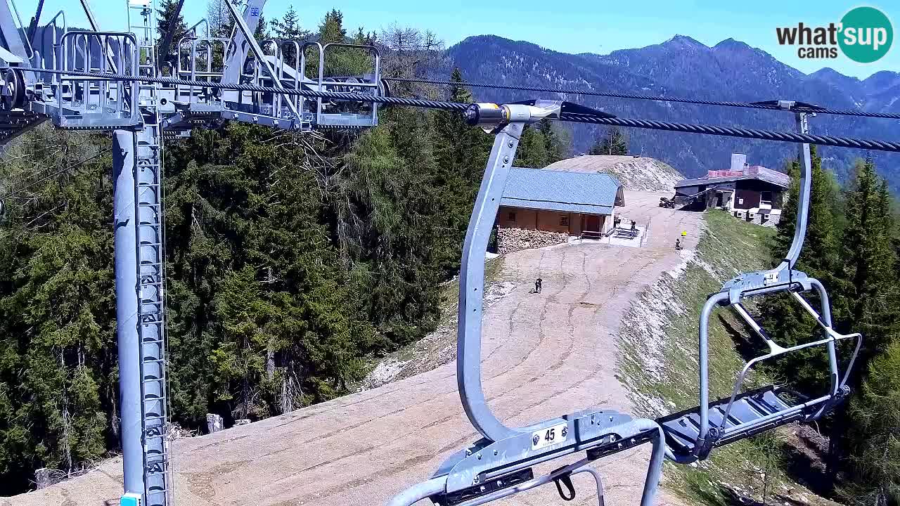 Webcam Kranjska Gora VITRANC 2 upper station