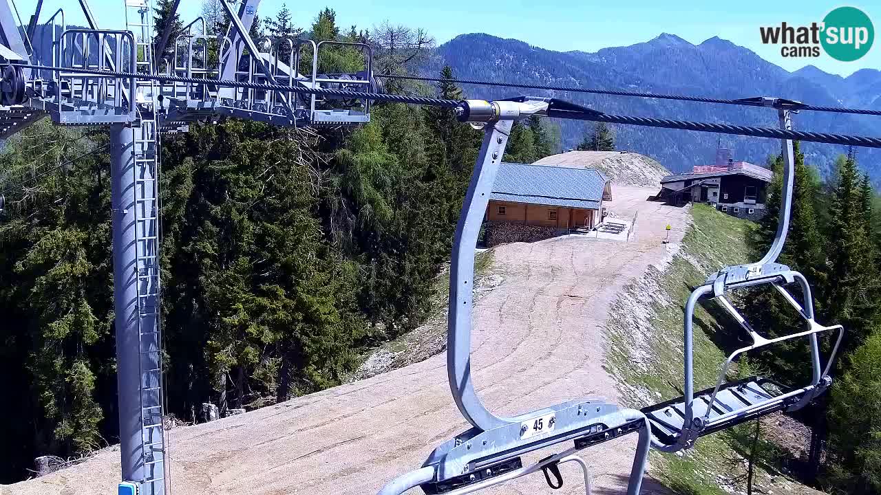 Webcam Kranjska Gora VITRANC 2 upper station