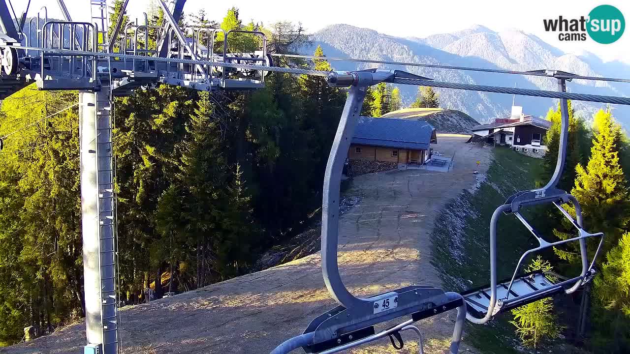 Webcam Kranjska Gora VITRANC 2 upper station