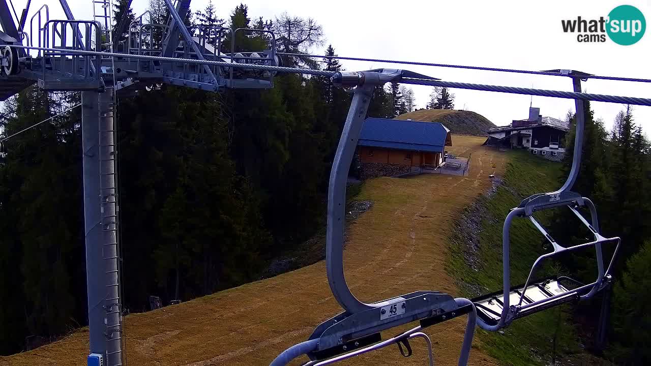 Web kamera Kranjska Gora VITRANC 2 | gornja postaja