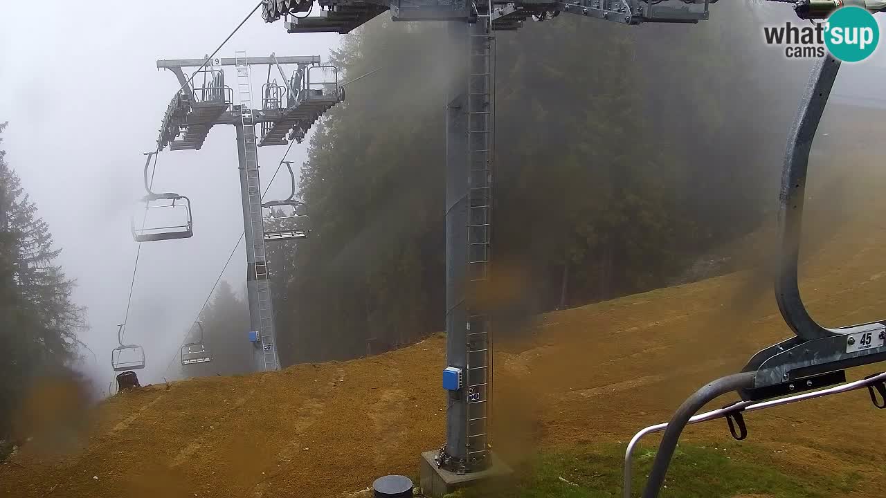 Webcam Kranjska Gora VITRANC 2 | station supérieure
