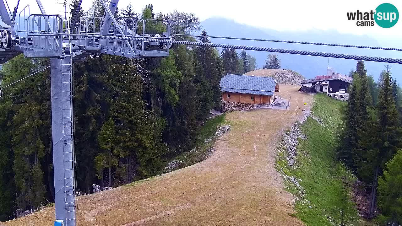 Web kamera Kranjska Gora VITRANC 2 | gornja postaja