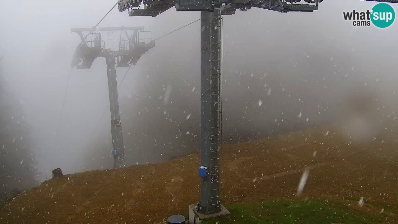 Webcam Kranjska Gora VITRANC 2 | Station supérieure