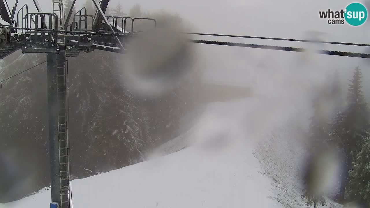 Webcam Kranjska Gora VITRANC 2 upper station